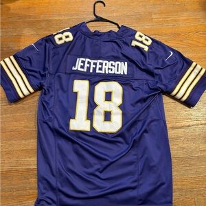 Nike Large Justin Jefferson Minnesota Vikings throwback jersey